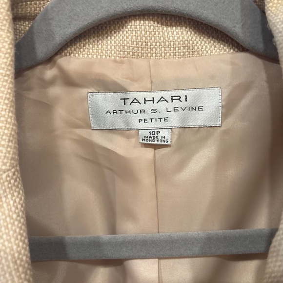 Tahari Beige Blazer and Skirt Set - Picture 3 of 7